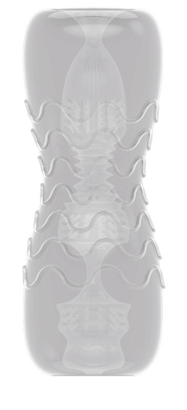 Masturbateur Dorcel Double OO 2 en 1 - Blanc