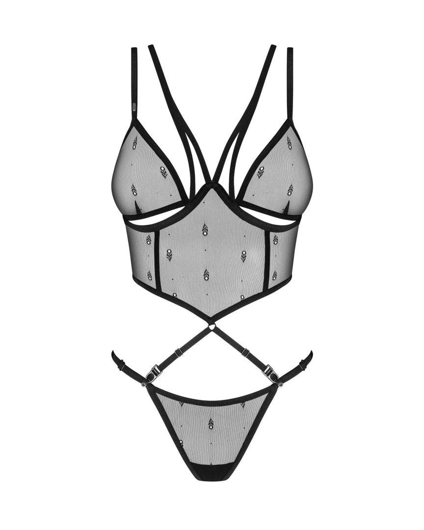 Anniverse special top et string - Noir