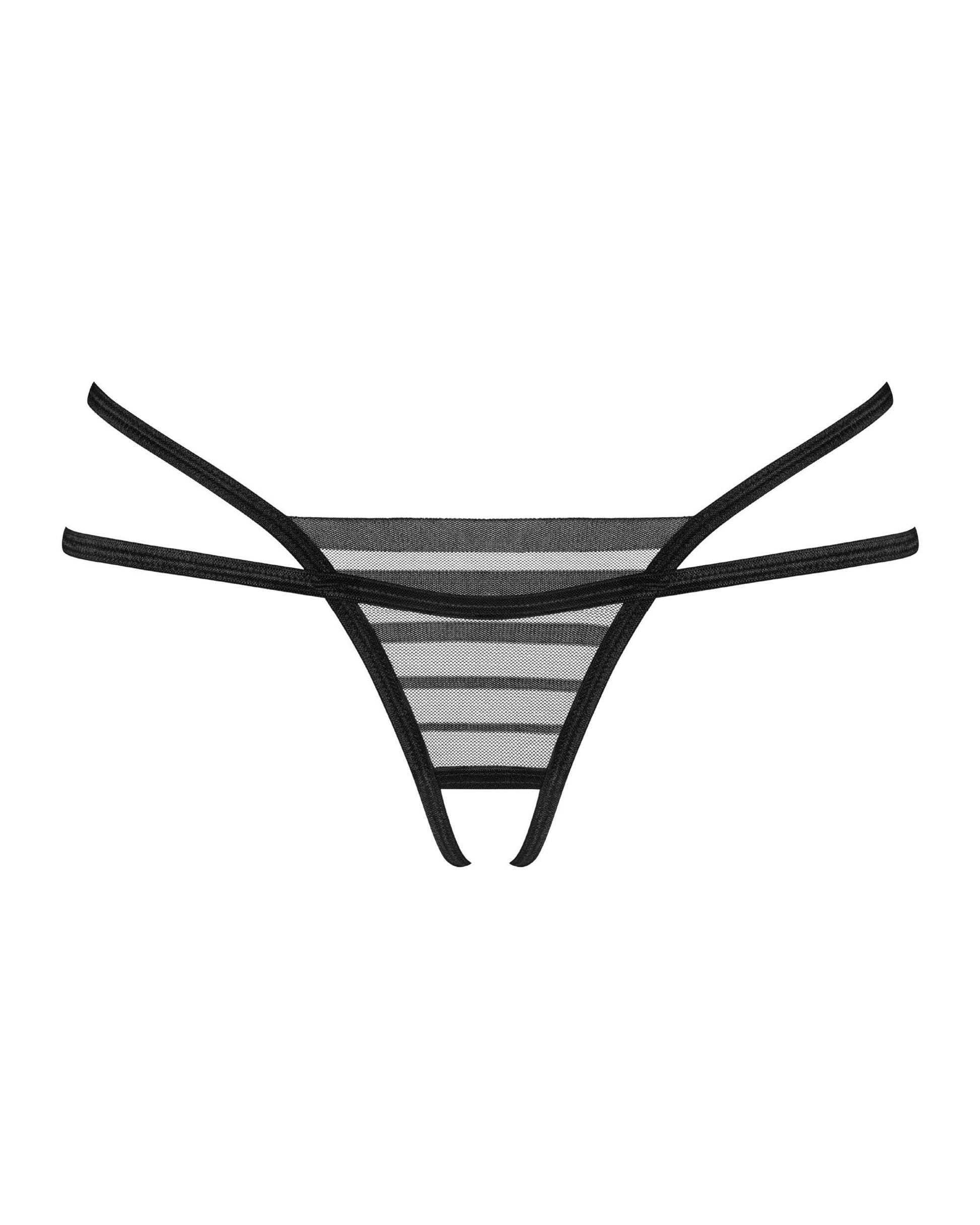 Lune Bellis string ouvert - Noir