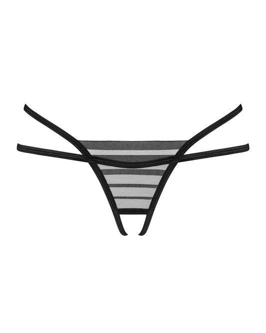 Lune Bellis string ouvert - Noir