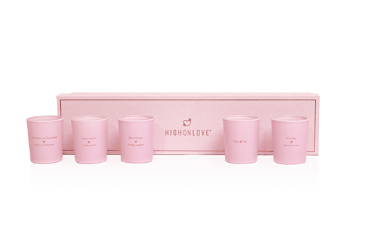 Collection de minis bougies pour massage