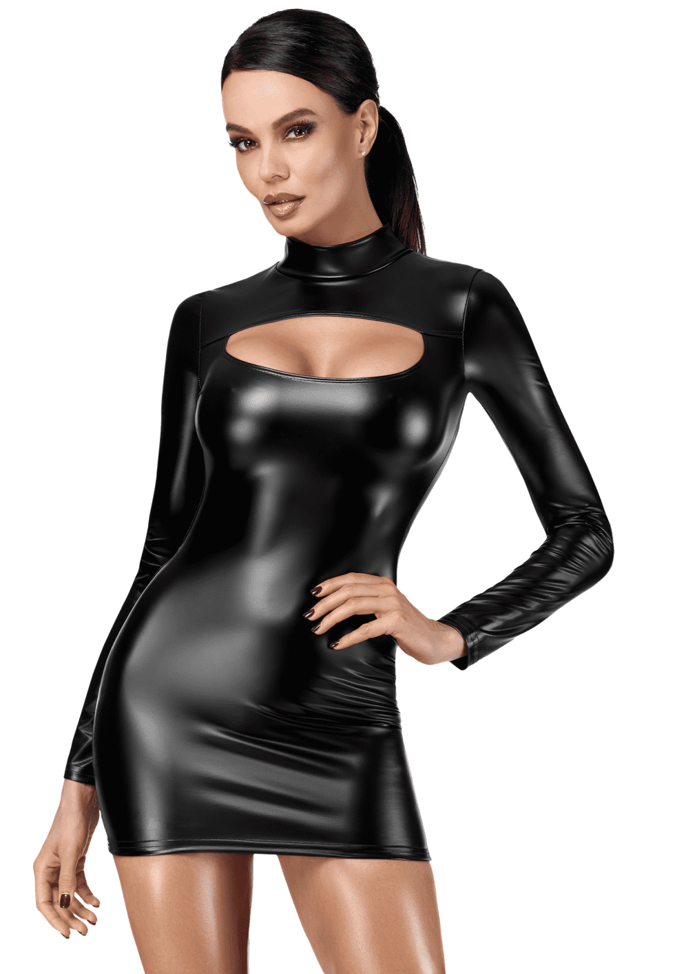 F366 Vixen Robe Moulante ouverte